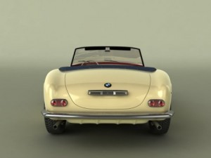 bmw 507 roadster Modèle 3D