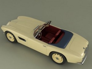 bmw 507 roadster Modèle 3D