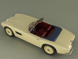 bmw 507 roadster 3D Model