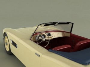 bmw 507 roadster Modèle 3D