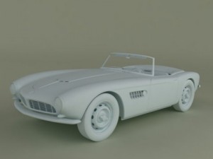 bmw 507 roadster Modèle 3D