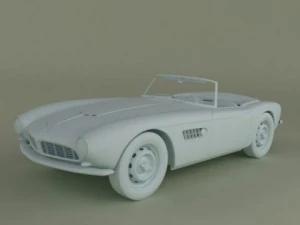 bmw 507 roadster 3D Model