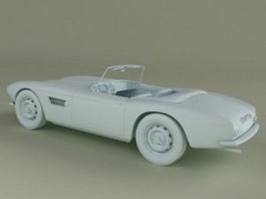 bmw 507 roadster Modèle 3D