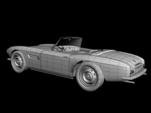 bmw 507 roadster Modèle 3D