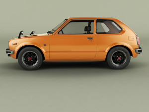 Honda Civic RS 3D Model