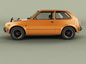 Honda Civic RS 3D Model