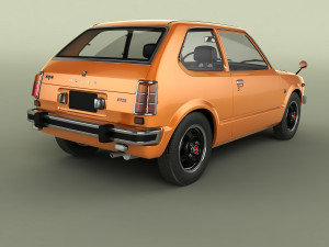 Honda Civic RS 3D Model