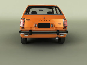 Honda Civic RS 3D Model