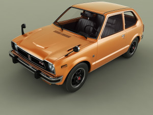 Honda Civic RS 3D Model