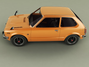 Honda Civic RS 3D Model