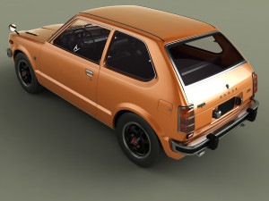 Honda Civic RS 3D Model