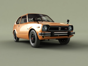 Honda Civic RS 3D Model