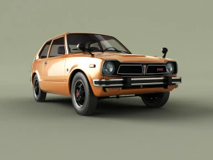 Honda Civic RS 3D Model