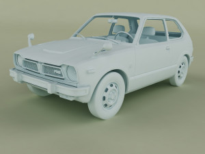 Honda Civic RS 3D Model