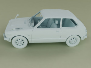 Honda Civic RS 3D Model