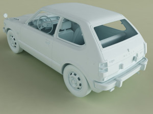 Honda Civic RS 3D Model