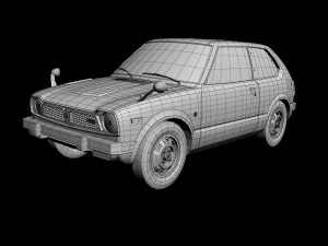 Honda Civic RS 3D Model