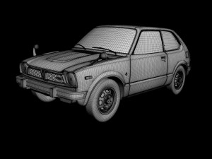 Honda Civic RS 3D Model