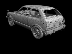 Honda Civic RS 3D Model