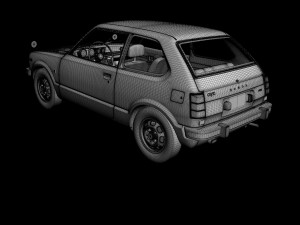 Honda Civic RS 3D Model