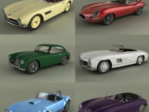 classic cars collection pt2 3D 모델