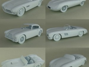 classic cars collection pt2 3D Модель