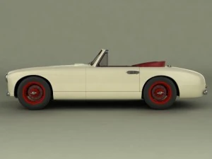 aston martin db24 mk1 drophead cabrio 3D Model