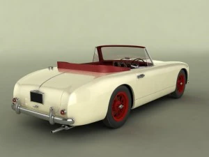 aston martin db24 mk1 drophead cabrio 3D Model