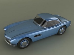 bmw 507 coupe Modèle 3D