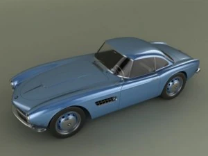 bmw 507 coupé Modello 3D