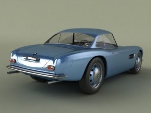 bmw 507 coupe 3D Model
