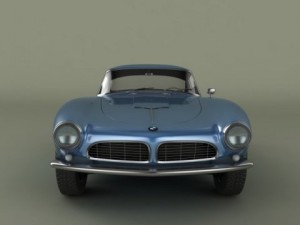 bmw 507 coupe 3D Model