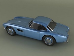 bmw 507 coupe 3D Model