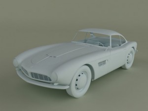 bmw 507 coupe 3D Model