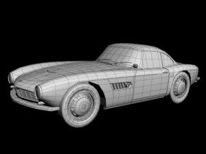 bmw 507 coupe 3D Model