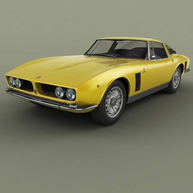 Iso Grifo GL Series I Modello 3D .c4d .max .obj .3ds .fbx .stl .blend 