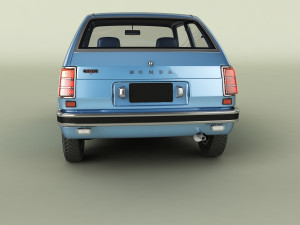 Honda Civic 3-door 3D Модель