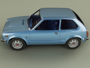 Honda Civic 3-door 3D Модель