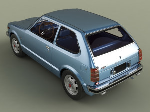 Honda Civic 3-door 3D Модель