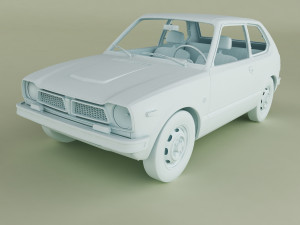 Honda Civic 3-door 3D Модель