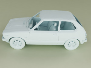 Honda Civic 3-door 3D Модель