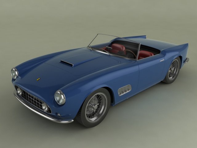 ferrari 250 gt california spyder 1959 3Dモデル .c4d .max .obj .3ds .fbx .stl .blend 