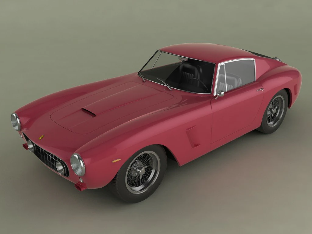 ferrari 250 gt swb berlinetta 3D Model .c4d .max .obj .3ds .fbx .stl .blend 
