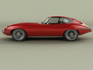 Jaguar E-Type Series 2 Coupe Modello 3D