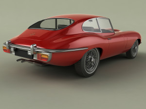Jaguar E-Type Series 2 Coupe Modello 3D