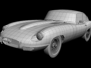 Jaguar E-Type Series 2 Coupe Modello 3D