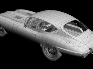 Jaguar E-Type Series 2 Coupe Modello 3D