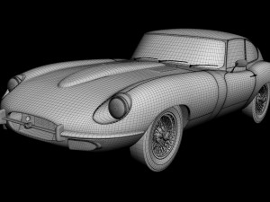 Jaguar E-Type Series 2 Coupe Modello 3D