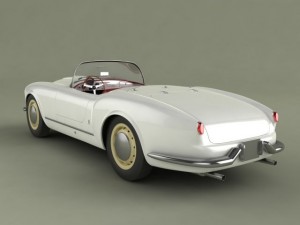 lancia aurelia b24 spider Modelo 3D