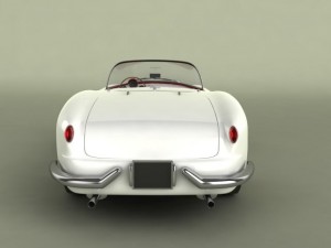 lancia aurelia b24 spider Modelo 3D